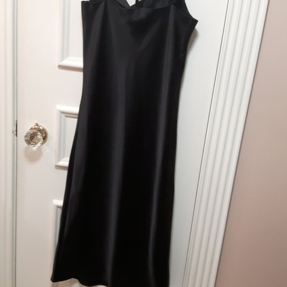 NWOT black slip dress - Picture 4 of 4